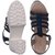 Flora Blue Block Heel Sandal For Women