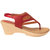 MSC Women Red Synthetic wedges