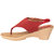 MSC Women Red Synthetic wedges