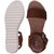 Flora Tan Wedges Sandal