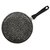 Classic Cookware 4 mm Hammer Tone + Marble Coating Fry Pan, 26 cm, 2.3 Ltr, Grey Color with Glass Lid