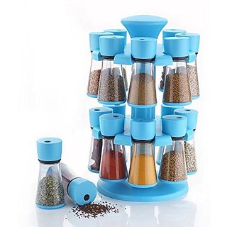 Buy Super Classic Spic Masala Box Rack, Blue Color, 16 Jars Online ...