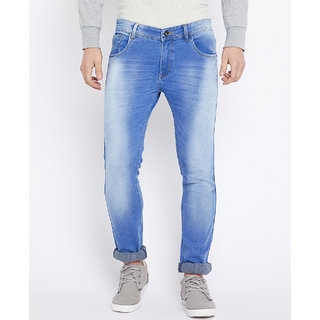 stretchable washed acid rise slim jeans mid premium shopclues
