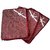 Kuber Industries™ Maroon 3 Layered Quilted Printed Transparent Multi Saree Cover (10-15 Sarees Capacity) - Set Of 3