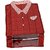 Kuber Industries™ Large Size Shirt Cover (Soft Cotton Parachute Material) Maroon Color With Textured Dotted Border -KI3174