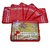 Kuber Industries™ Saree Cover 12 Pcs Combo In Non Wooven Material (Red)