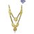 NMJ Gold Plated Traditional Long Double Jewellery Set