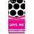 FUSON Designer Back Case Cover for Lenovo Vibe K5 Plus :: Lenovo Vibe K5 Plus A6020a46 :: Lenovo Vibe K5 Plus Lemon 3 (Pink Design Paper Big Black Circles Bubbles )