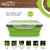 Home Puff Collapsible Dry Snacks Container Bento BPA Free-Silicon, Microwave/ Dishwasher Safe (1000 ML)