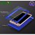 iPAKY 360 Degree Full Protection Front Back Cover Case with Tempered Glass+ Cleaning paper For Redmi 4 360 Degree Blue Color