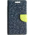 Quickie Fashion Flip Cover For Samsung Galaxy i8262  - Blue