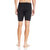 Bloomun Men's Compression Skin Tights base layer non-padded Plain Black Half shorts