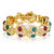 JewelMaze Multicolour Gold Plated Set Of 10 Bridal Jewellery Combo -PAA1530