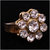 JewelMaze Gold Plated Austrian Stone Bridal Set-PAA1163