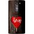 FUSON Designer Back Case Cover for LG G4 Mini :: LG G4c :: LG G4c H525N (Big Tree Dark Red Candy Heart Shape)