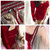 Red Velvet Embroidery Semi-Stitched Patiala Suit				