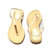 Oh Feet! Women's Beige  White Sandals