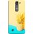 FUSON Designer Back Case Cover for LG G4 Mini :: LG G4c :: LG G4c H525N (Light Yellow Cream Pineapple Lamp Ananas)