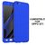 MOBIMON 360 Degree Full Body Protection Front  Back Case Cover (iPaky Style) with Tempered Glass for Oppo A71 (Blue)