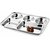 stainless steel compartment tray set of 6