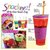 Savvy Traders Snackeez Travel Cup Snack Drink in One Container -Multicolored