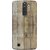 FUSON Designer Back Case Cover for LG K10 :: LG K10 Dual SIM ::  LG K10  K420N K430DS K430DSF K430DSY  (Wooden Back Cover Plates Nails Cracks Joints)