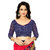 Glory sarees Multicolor Silk Printed Saree With Blouse