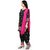 Shree Rajlaxmi Sarees Embroidered Pink And Black Patiala Suit
