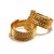 Daily Use Metal Alloy (Panchaloha) Toe Ring for Women- Multi Round Spring type with Dot Pattern