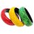 muccasacra Hot Selling Multipurpose Festive Charm Wooden Bangles (Pack of 3) Size 2.6 Inch