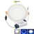 Galaxy 12 watt LED Round Panel Light Ceiling POP Down Indoor Light LED 3D Effect Lighting (Double Color) Blue amp White pack of 8
