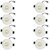 Galaxy LED 3W Round COB Focus Light Ceiling Light, Color of LED Blue (Pack of 8)