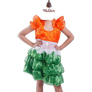 tiranga dress for baby girl