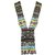 muccasacra Red Indian Style multicolour Beads necklace Length - 18 Inch