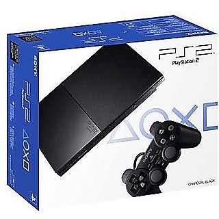 Sony Play Station 2 Gaming Console Black Slim