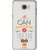 FUSON Designer Back Case Cover For Samsung Galaxy C7 Pro (White Background Inspiration Quote Red Orange Font )