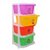 Kuber Industries Storage Drawers Basket for Kitchen/Office/Children/Toy With 4 Drawer in Moduler Design (Multiple usages)