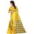 Meia Yellow Cotton Self Design Kanjivaram Festive Saree With Blouse