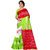 Ajira Green Bhagalpuri Silk Self Design Saree With Blouse