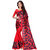Ajira Red Bhagalpuri Silk Self Design Saree With Blouse