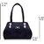 GRV Women Black Handbag with Wallet and Side bag
