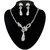 Meia Silver Plated Designer 2 Necklace Set For Women