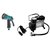 Combo for 8 Pattern Water Spray Gun with Metal Air Compressor Pump