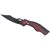 Prijam Knife Red And Black Mini Pocket Knife For Heavy  Blade Sports Outdoor Knife for Camping Hiking