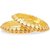 Jewels Kafe Designer Golden Bangles Set of 2