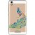 Snooky Printed Peacock Mobile Back Cover of Lava V1 Pixel - Multicolour