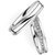 SILVERISH 92.5 Silver Couple Band Platinum Plated Silver Ring Set SCBR6-P