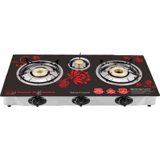 Surya crystal 3 burner hot sale