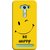 FUSON Designer Back Case Cover For Asus Zenfone 2 Laser ZE550KL (5.5 Inches) (Yellow Background Cute Smiling Smiley Big Smile)