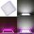 White+Pink Dual Color 16 W Power LED Ceiling Panel Light square shape